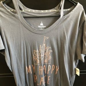 NWT Official Disney Parks Castle Shirt - L
